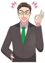 ビジネスマン エリート 男