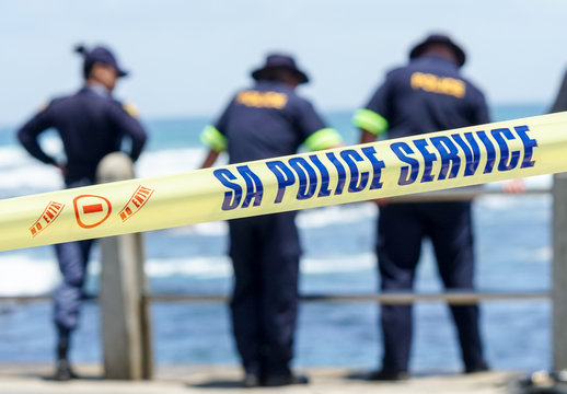 police tape in South Africa