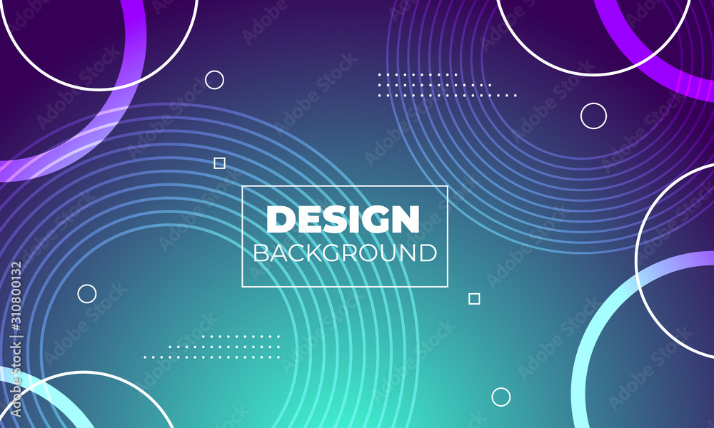 Wall mural abstract gradient background with modern shape style. editable content for any media. ready and easy