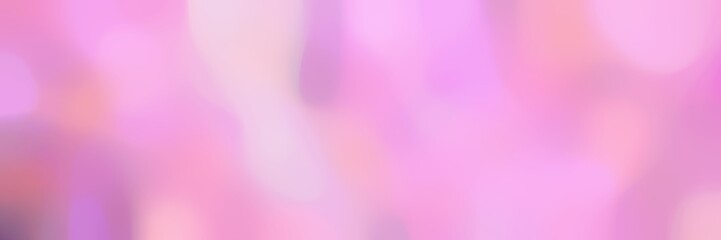 blurred bokeh horizontal background with plum, pastel violet and antique fuchsia colors and space for text