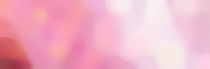 smooth iridescent horizontal background with pastel magenta, misty rose and moderate red colors and space for text or image