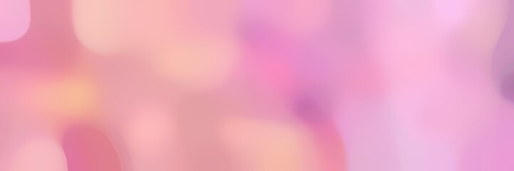 soft blurred iridescent horizontal background with pastel magenta, pink and pale violet red colors space for text or image