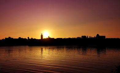 Fototapeta na wymiar El Jadida sunset