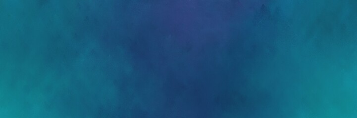 teal green, dark cyan and teal colored vintage abstract painted background with space for text or image. can be used as header or banner