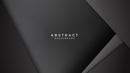 Abstract background dark with black doff carbon fiber texture for presentation design. 