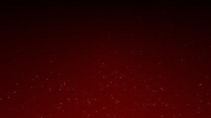 Happy Chinese New Year of the abstract pattern design for traditional festival Greetings lucky Card background.Graphic simple wallpaper.Design postcard fire spark minimal decoration.illustration