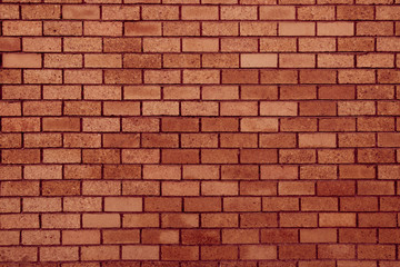 Old red bricks wall for texture and background.