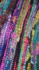 Fleckerlteppich Teppich Detail