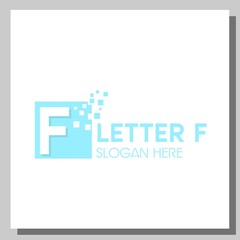 letter f logo, can be used for website and company logos