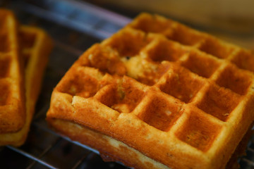 Thai Dessert - Delicious Sweet Waffles