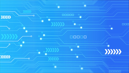  Abstract technology background. Digital illustration.