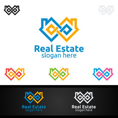 Real Estate Infinity Logo Design