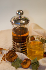 tea with lemon and honey