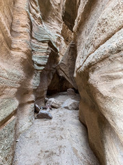 Slot Canyon at Tent Rocks National Monument 
