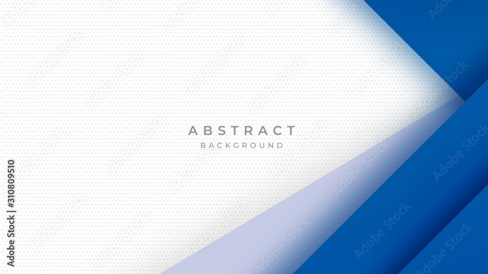 Wall mural Blue abstract background for presentation design. Suit for business and corporate