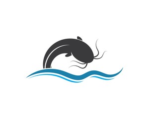 catfish vector icon illustration design