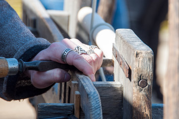 Historischer Drechsler