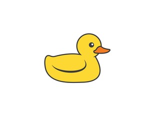 duck  vector icon illustration design