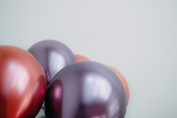 Bunch of balloons of different colors