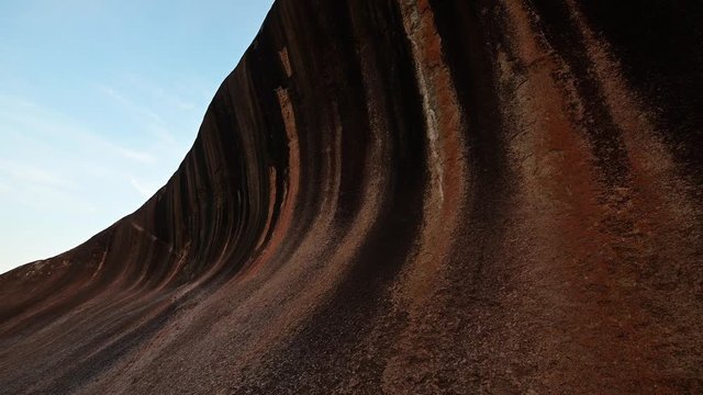 The Wave rock in Hyden Western Australia 