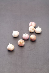 Fototapeta na wymiar closeup from chinese bulb garlics