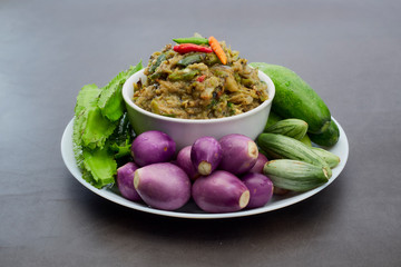 Thai food  Spicy vegetable salad