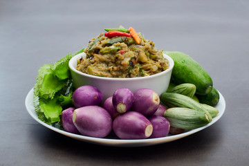 Thai food  Spicy vegetable salad