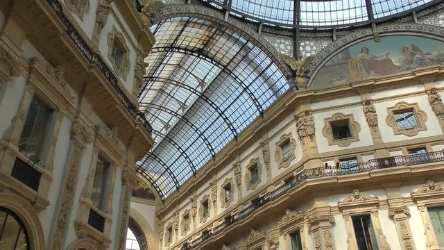The Galleria Vittorio Emanuele II is the oldest active shopping mall of Milan