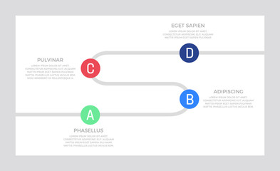 Set of green and dark blue, red elements for infographic presentation slides with charts, timeline, circles