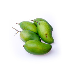 mango or green mango on a background new.