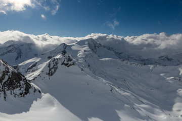 Obraz premium Austrian mountains in winter