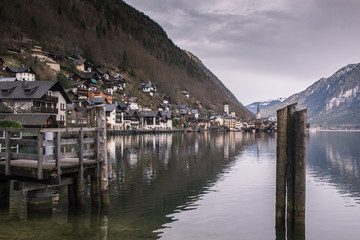 Huge mountains in austrian alps
