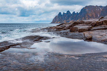 view of Senja from Tungeneset picnic