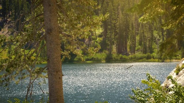 Sotcher Lake in the Ansel Adams Wilderness near Mammoth Lakes California USA