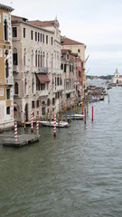 Straße in Venedig Kanal