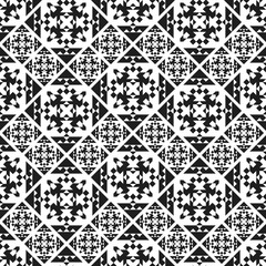Seamless pattern american indian style. Tribal ornament plaid. Navajo background. Textile geo print.