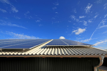 Fototapeta premium solar dach energie