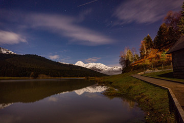 Pic du Midi de Bigorre depuis le Lac de Payolle