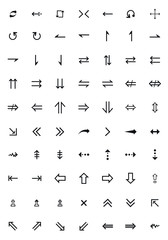 set of vector arrow icons
