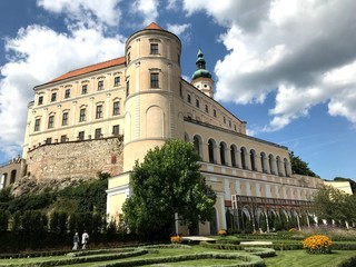 Fototapeta na wymiar Castle in Mikulov, Czech Republic, Europe