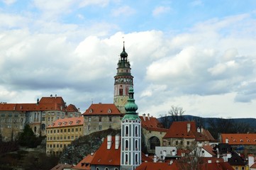 Fototapeta premium castle in cesky krumlov, czech republic - UNESCO site
