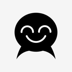 Message, Smile speech bubble and Communication line icons. Group chat, Conversation and SMS signs. Stop talking symbol. Quality design elements. Editable stroke. Vector