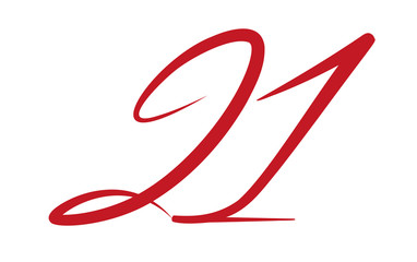 Christmas card 2021 in typographical design. Merry Christmas and Happy New Year.