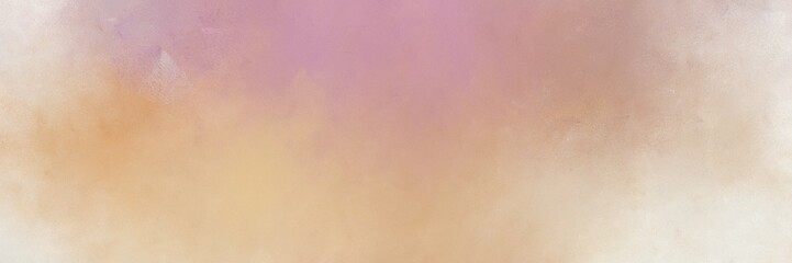 tan, antique white and pastel gray colored vintage abstract painted background with space for text or image. can be used as horizontal header or banner orientation