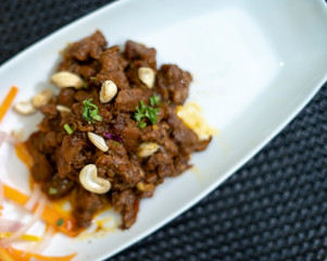 mutton recipe with onion lemon slice 