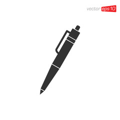 Pen Education Icon Design Vector