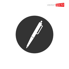 Pen Education Icon Design Vector