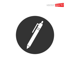 Pen Education Icon Design Vector