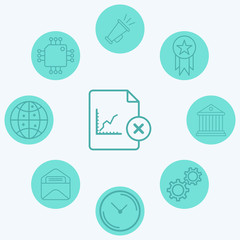 Remove file vector icon sign symbol