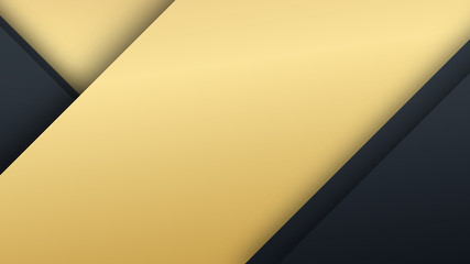 Gold black abstract background. Presentation design for corporate, business, and institution